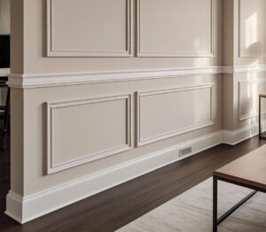 baseboards wainscoting